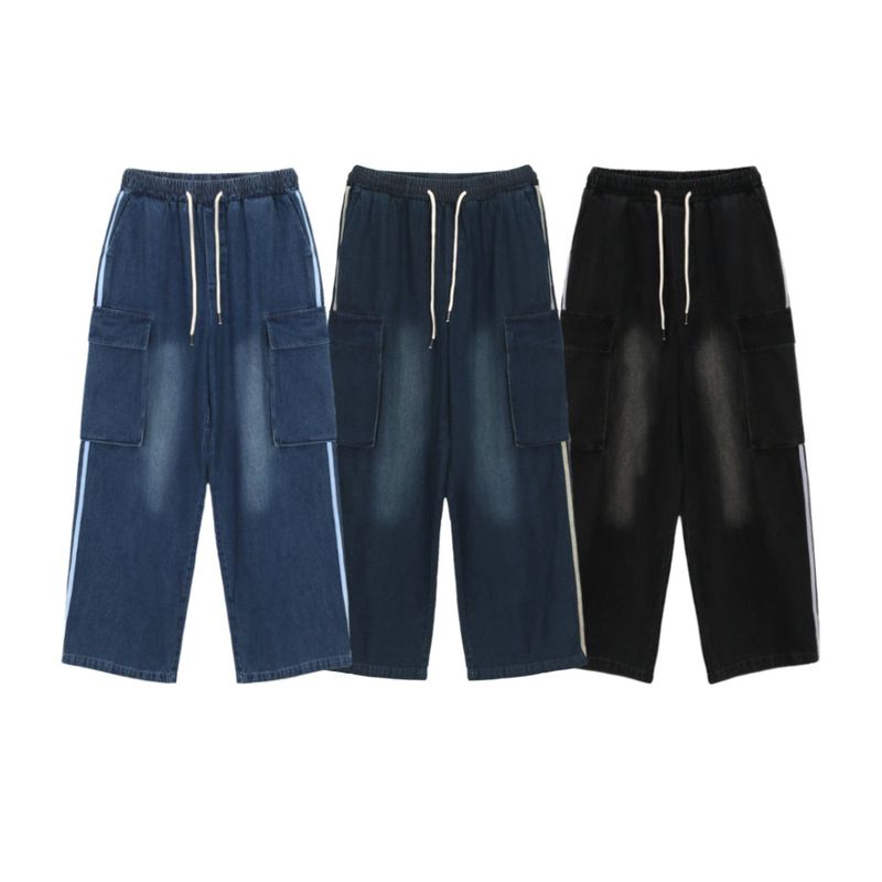 Circuit Wide Track Cargo Denim