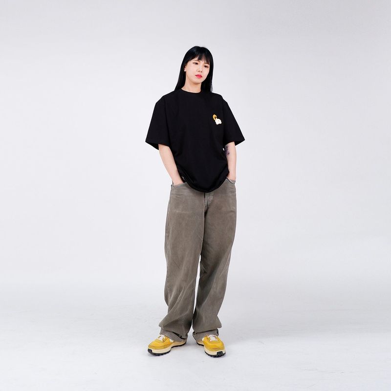 G.O.S. MAIN LOGO TEE - ( Black )