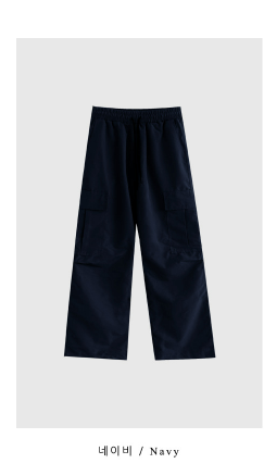 KEF Rustling Cargo Wide Elastic Pants / 6 colors