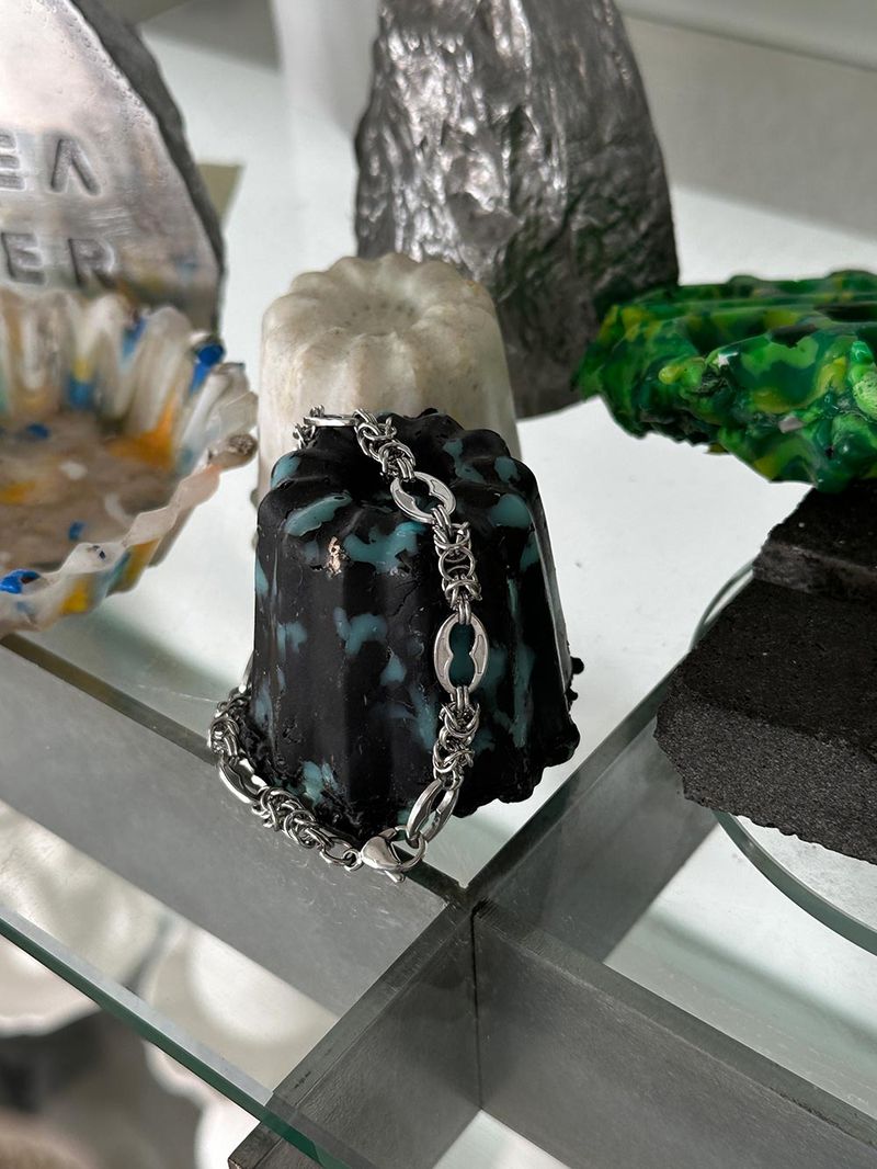 ASCLO Bet Silver Bracelet