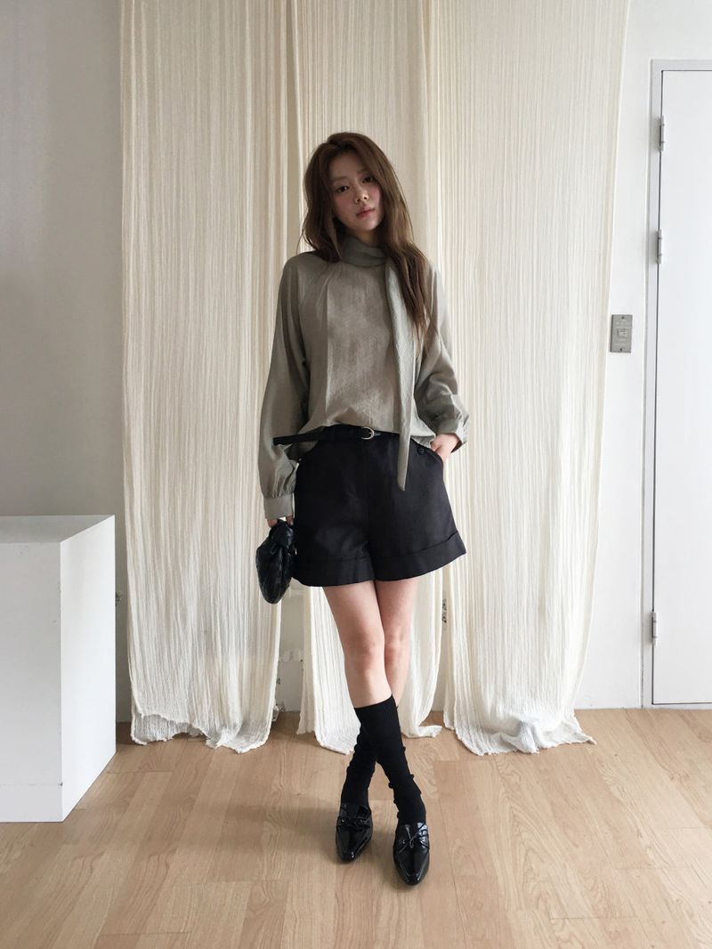 Roll-up half pants