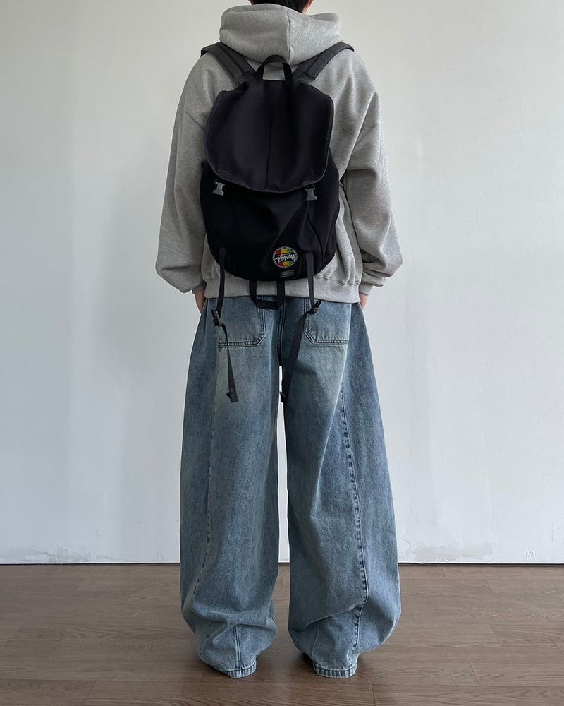 Dart Balloon Denim Pants 3C