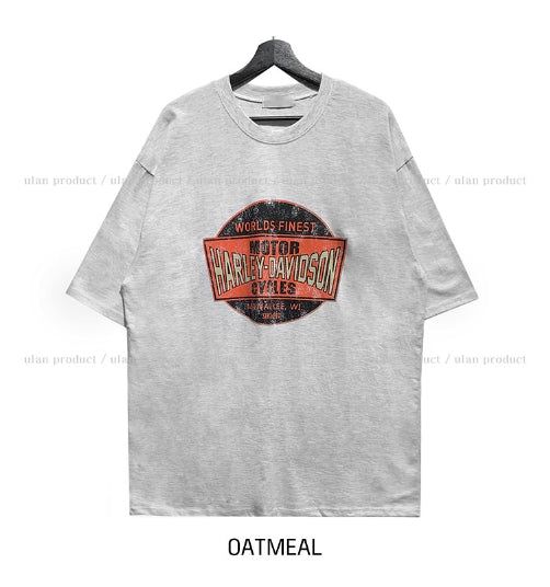 ハーレーヴィンテージプリントボックス半袖Tシャツ