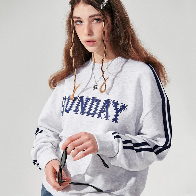 Sunday track Sweatshirt [4 Color]