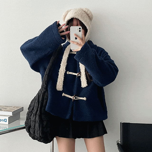 hijjoo（ハイチュー）の「Meddle Dumble Pogle Wool Tteokbokki Coat Jacket（Jackets/Outerwear）」
