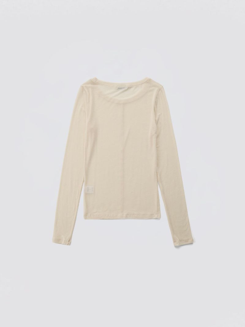 Tencel Long Sleeve Tee_Black