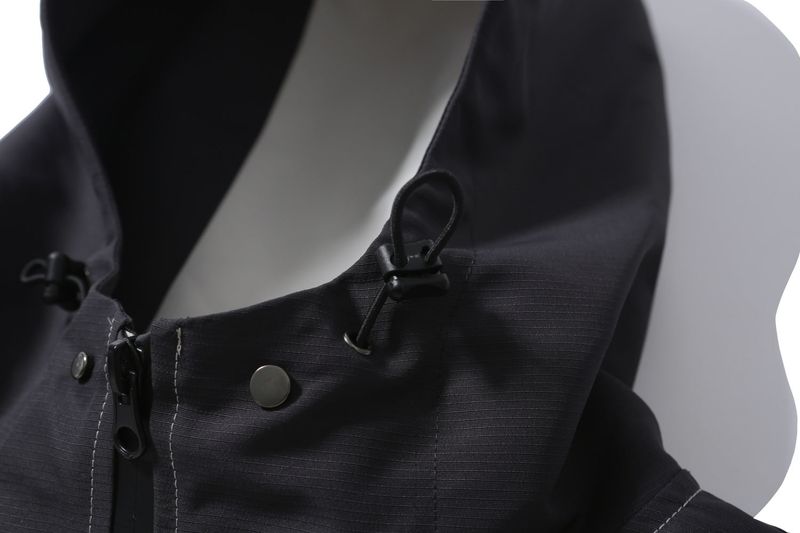 HOOD ZIP UP JACKET (charcoal mix)