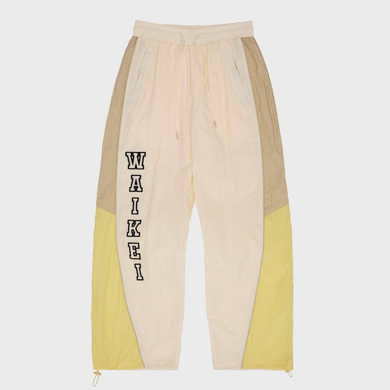 Color block racing track pants