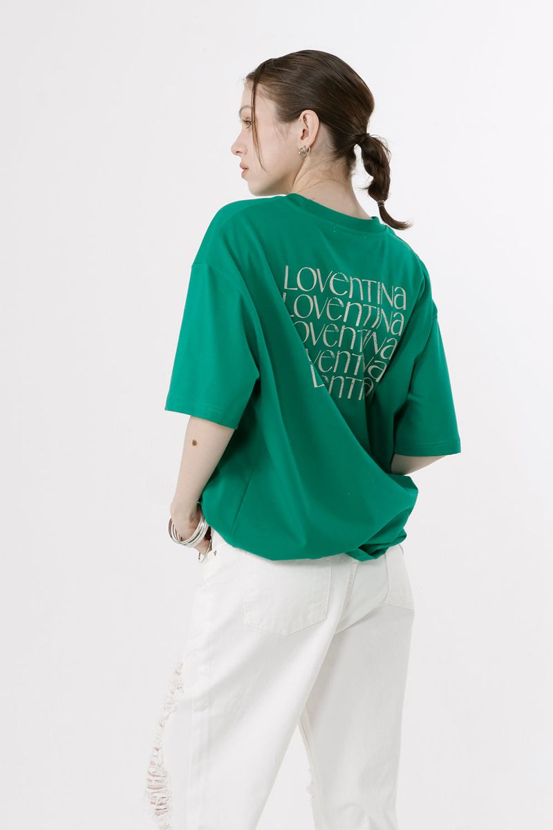 MULTI PRINTING T-SHIRT LIZE_GREEN
