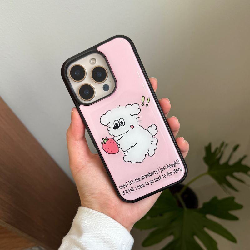 prankie house(プランキー ハウス)の「oops!! strawberry epoxy case(Smartphone Accessories)」
