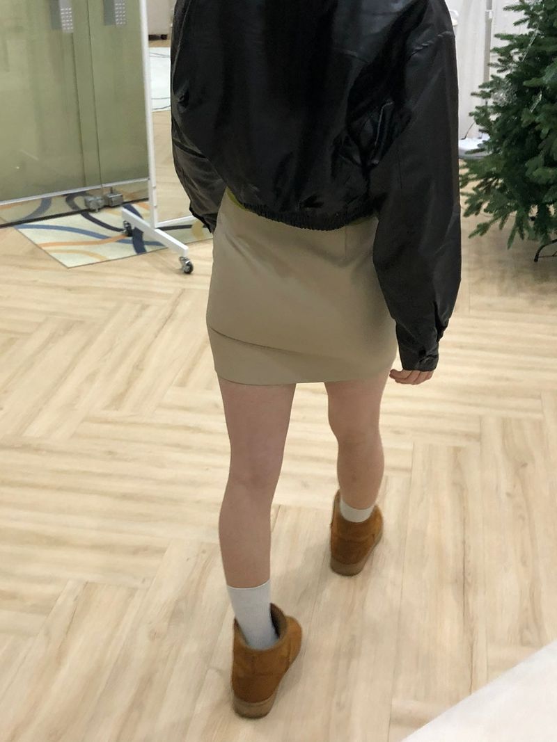 Ashley leather skirt