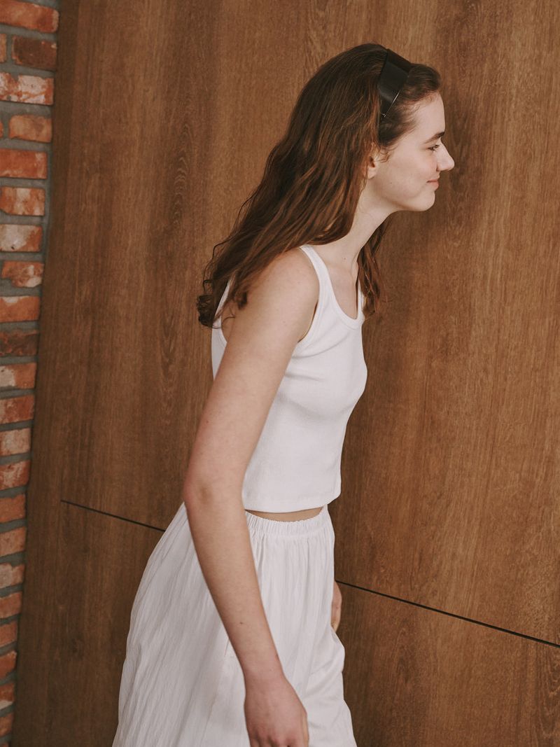 Round sleeveless (Ivory)