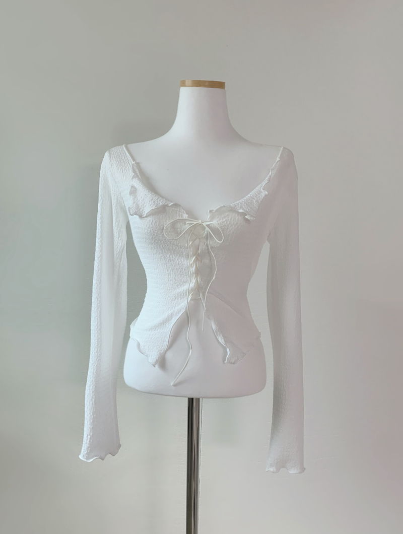 Anying Corset Top (white)