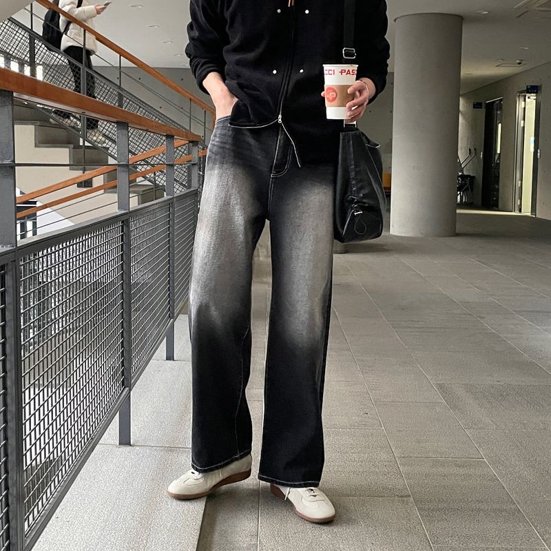 lemenne（ルメンヌ）の「LMN Pure Stitch Brush Wide Denim (dark gray)（Pants）」