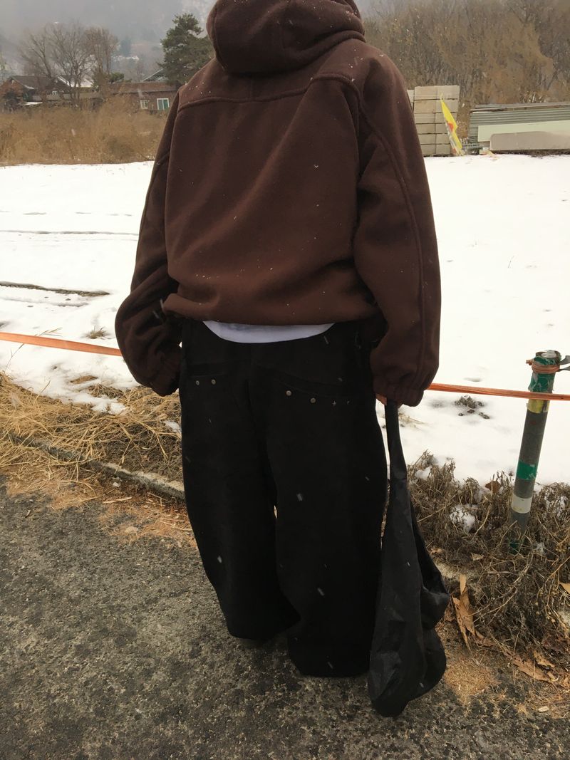rivet fleece pants