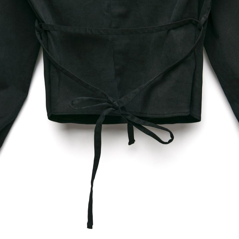 [LINE] Sleeve Tuck Twisted Blouse (2colors)