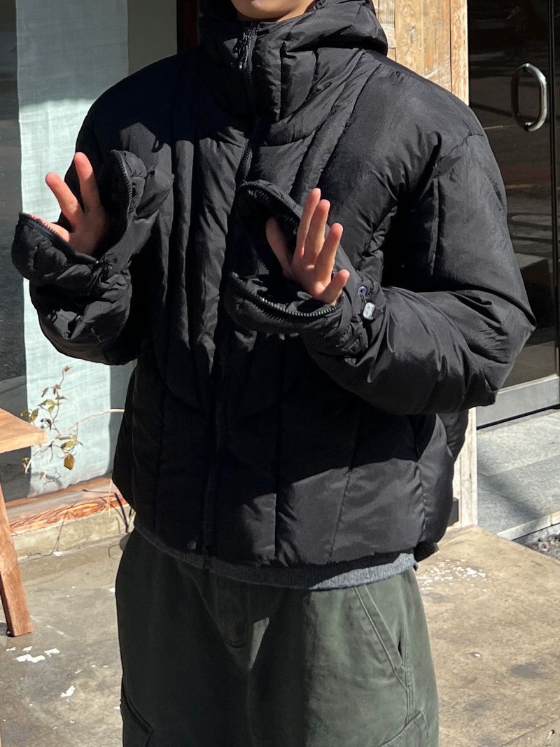 Winter Glove-Hood Puffer Jacket (3 Colors)