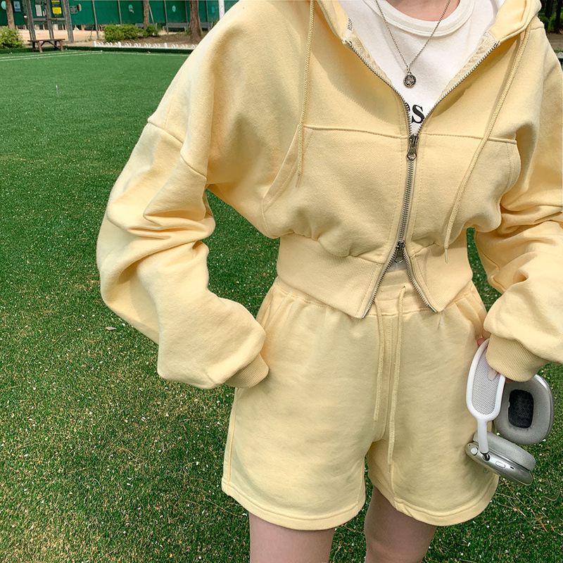 [Bellide made]Sporty two-way two-piece set