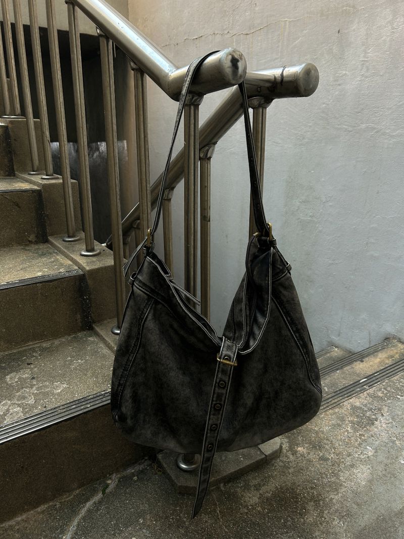 (2color) two-way buckle bag