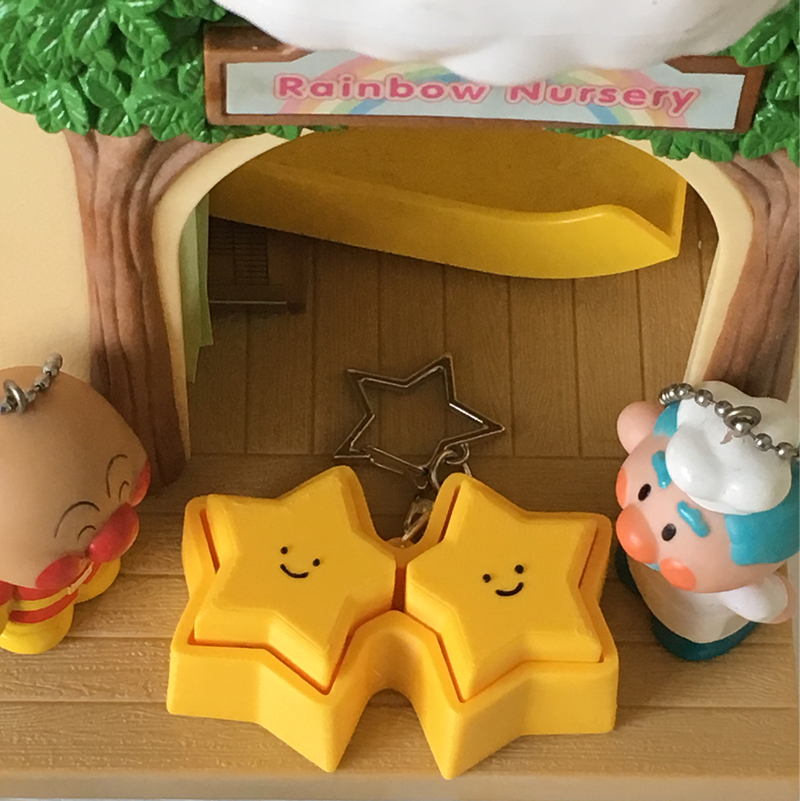 saltyhouse（ソルティハウス）の「【MADE】ツインスター クリッカー キーリング（トイ/キーホルダー）」
