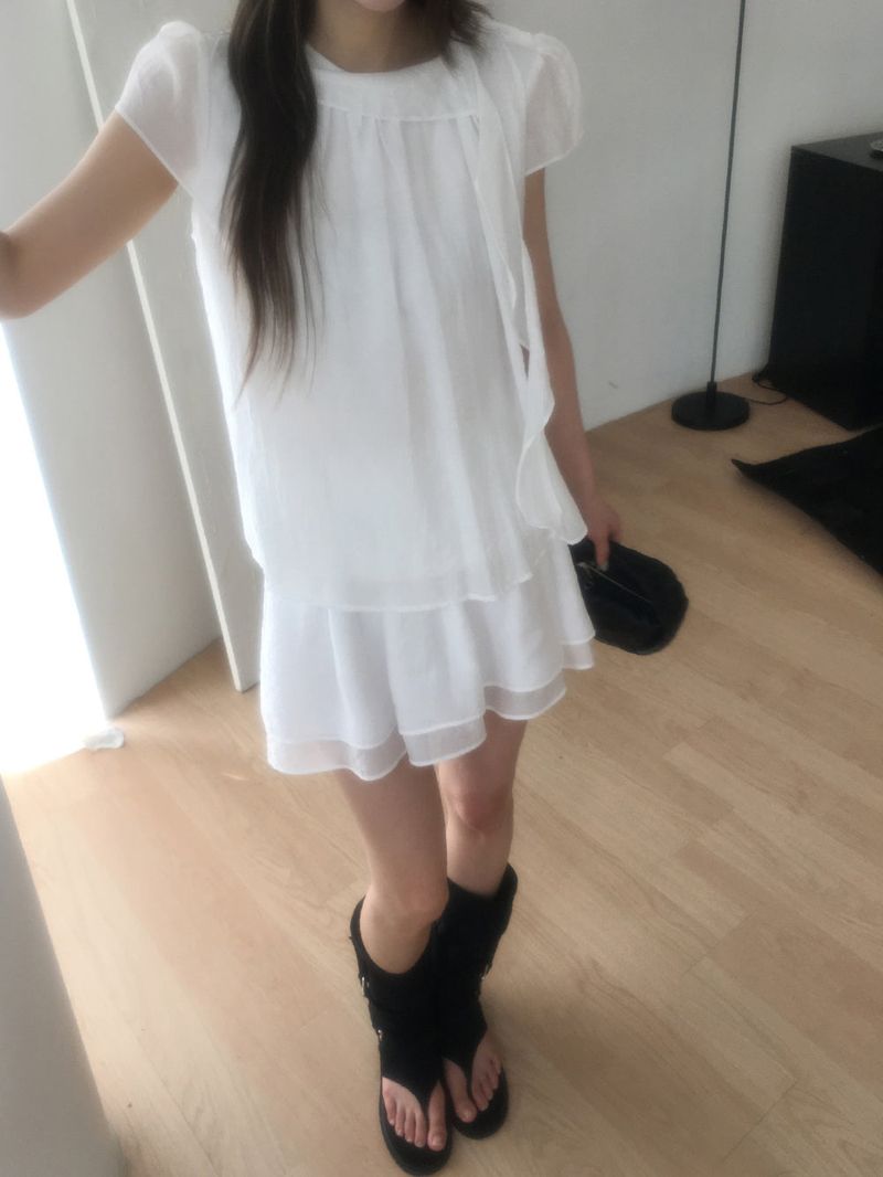Asa flare mini skirt