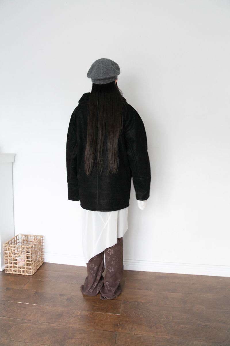 angora knit newsboy cap(6colors)