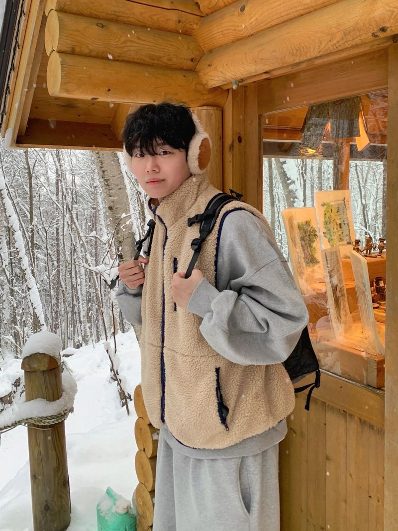 Cozy padded backpack