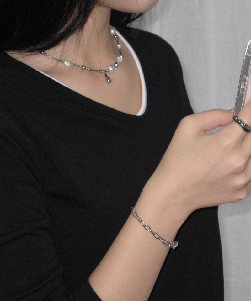 coral bell necklace