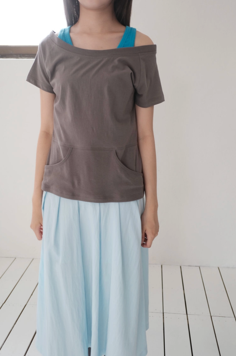 callhag（コールハグ）の「wideneck pocket T (4c)（Tops）」