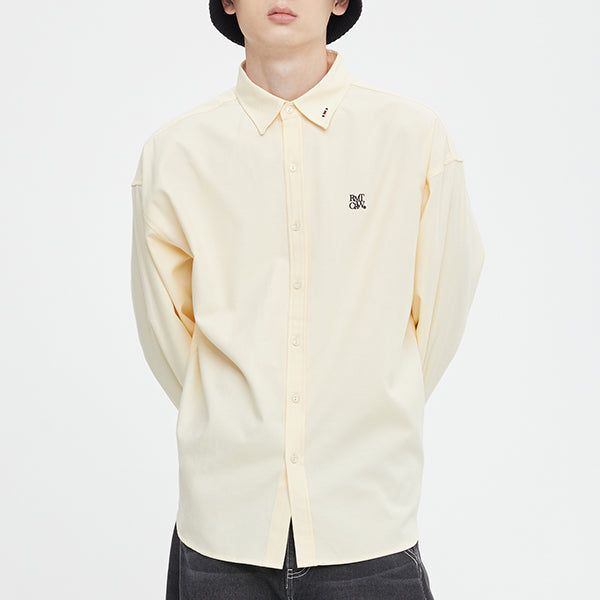 ROMANTIC CROWN(ロマンティッククラウン)の「RECENT OXFORD SHIRT_LIGHT YELLOW(Tops)」