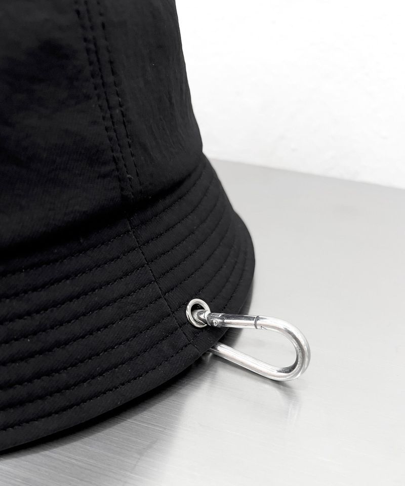 nylon eyelet loop bucket hat