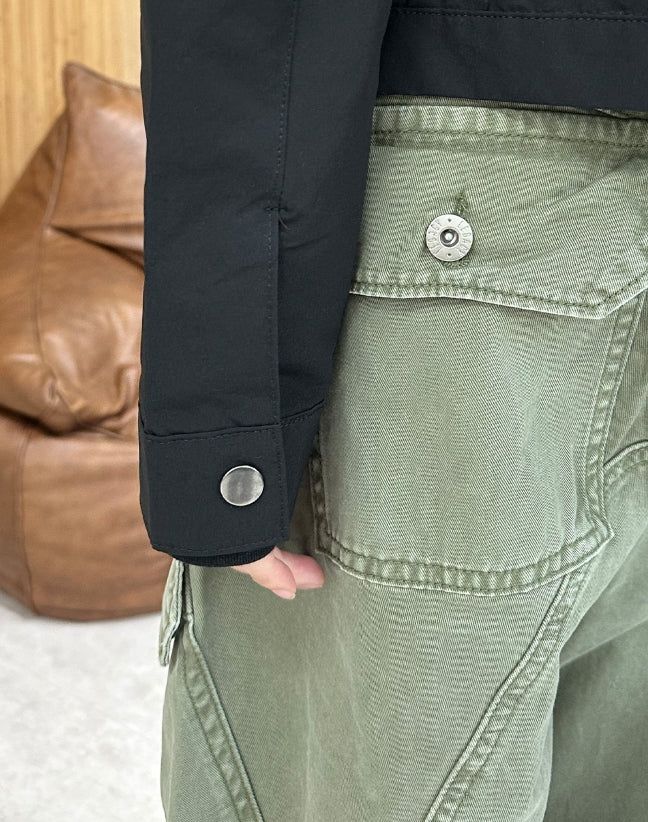 Epin Eyelet Crop Jacket
