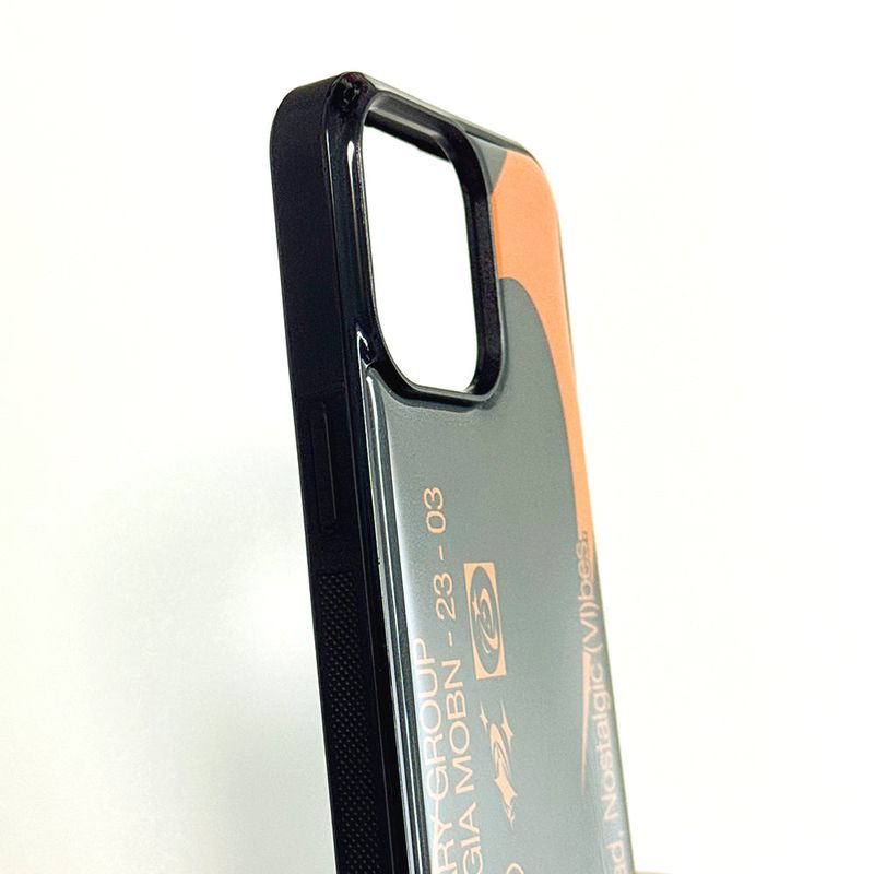 Dusty, Nostalgic Vibes Phone Case (DeepGreen/Orange)