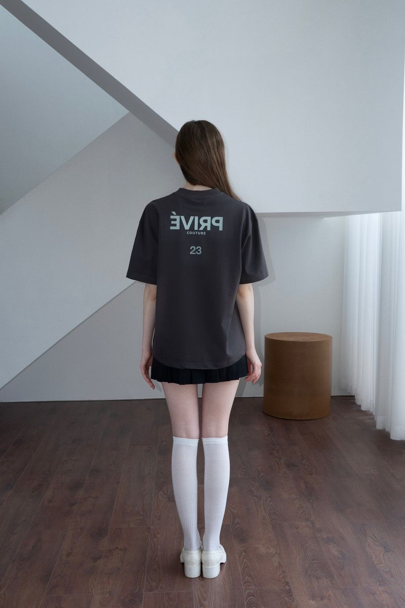 DVRK PRIVÉ WORLD TEE - GREY