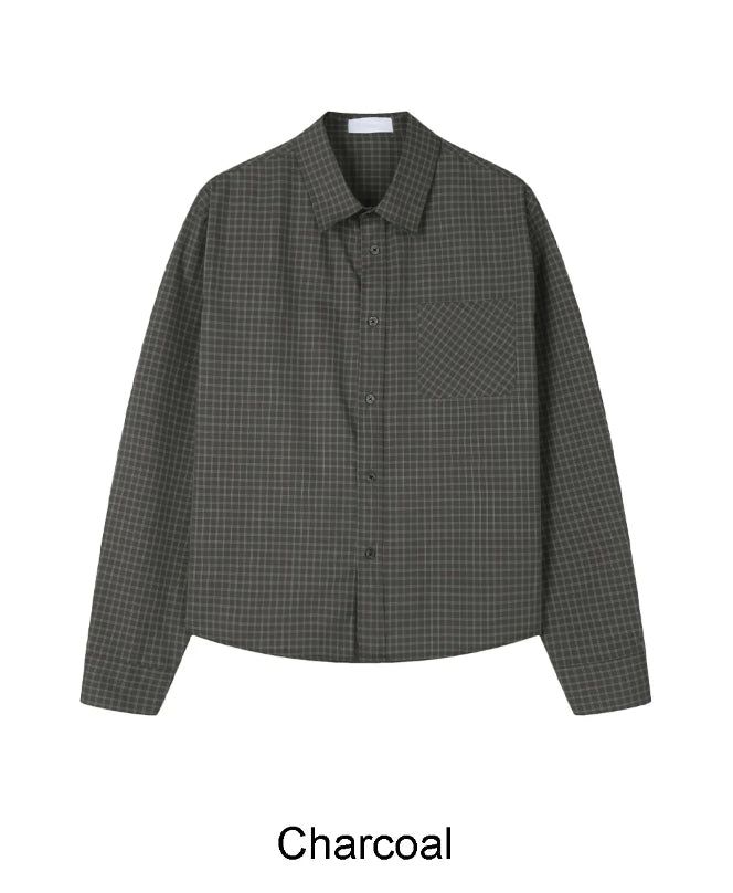 Tiar Crop Check Shirt