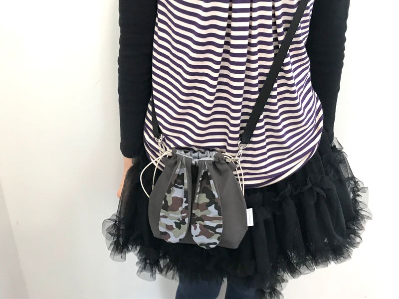 Bunny bag - Blue camo
