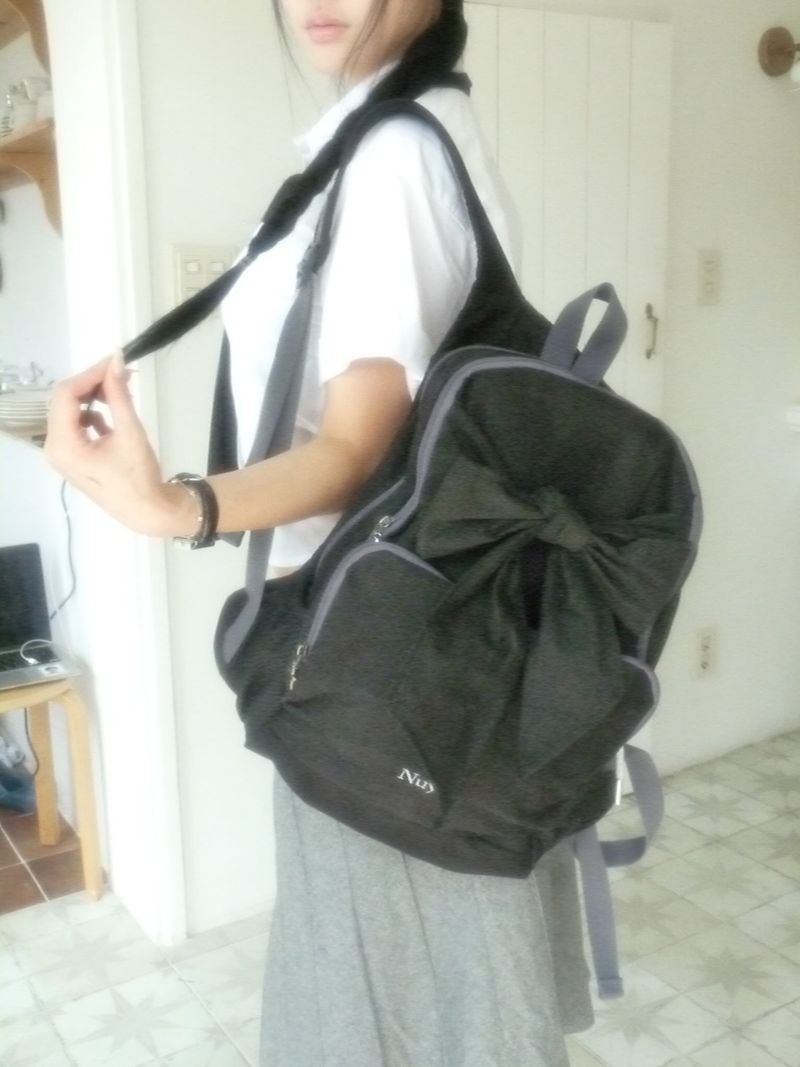Soft Ribbon backpack _ Black