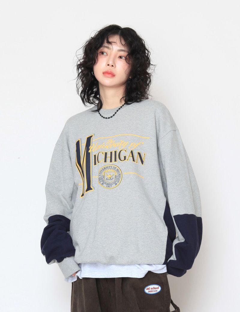 nutellike(ヌテールライク)の「Michigan Colored Sweatshirt(Tops)」