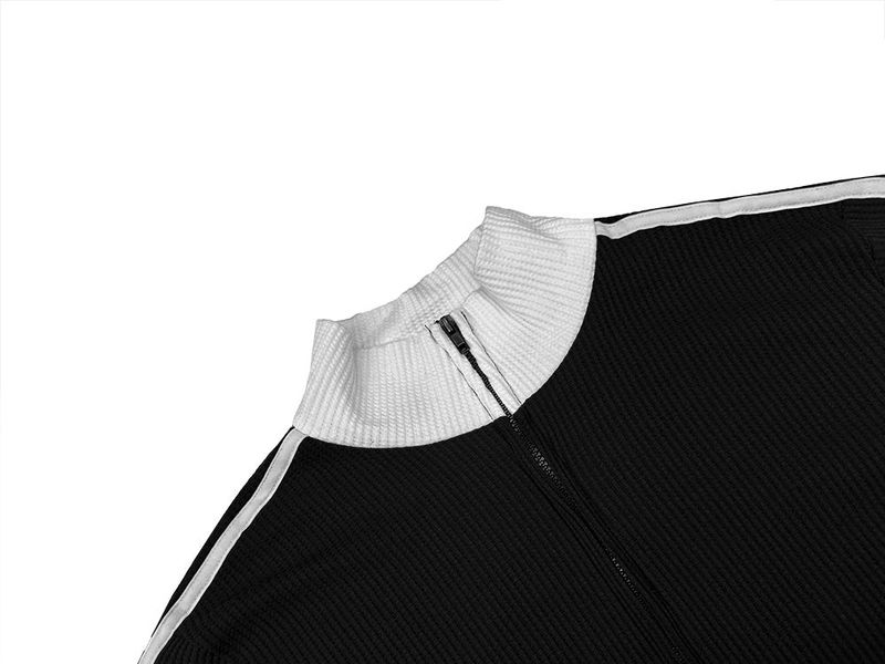 Moyz Waffle Track Zip-Up