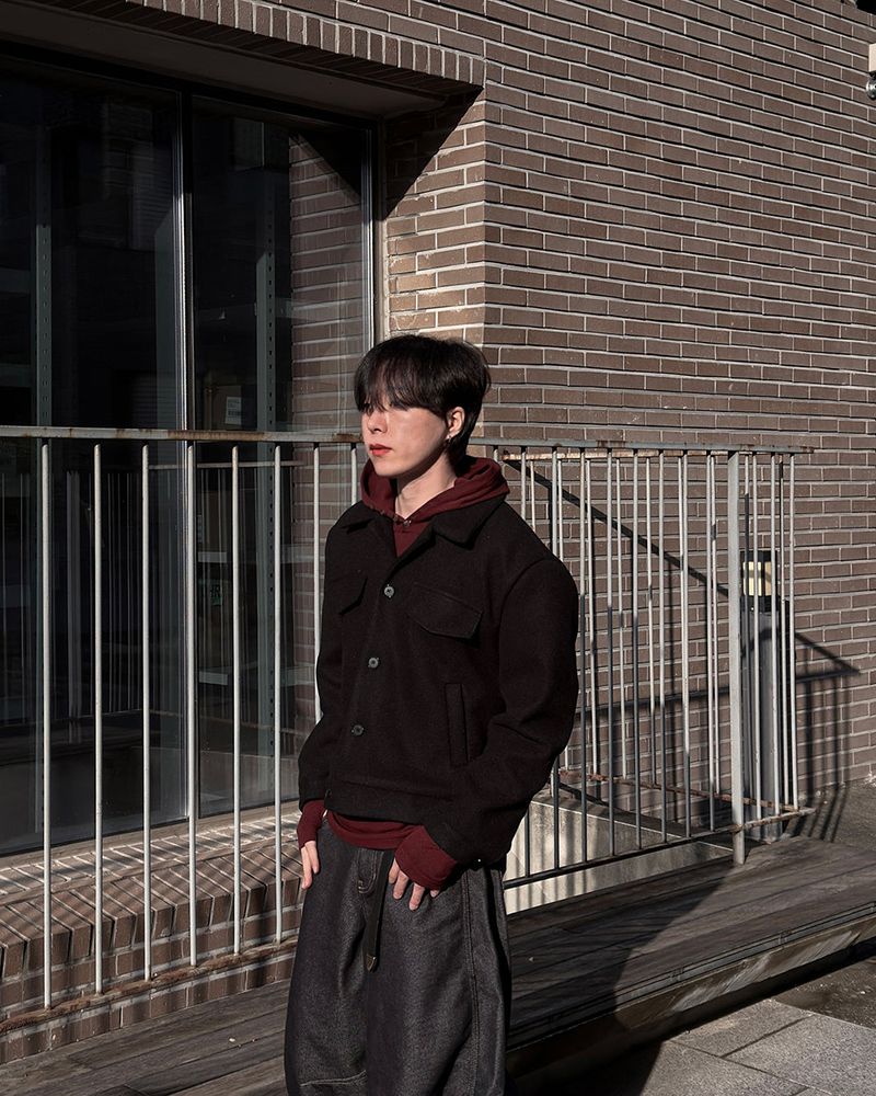 Riel Wool Cropped Jacket