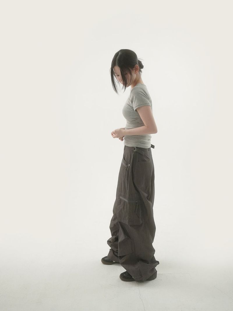 Piker snap cargo pants -3C