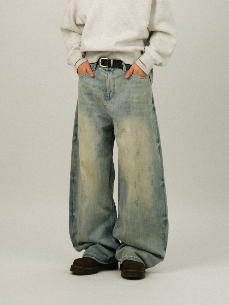 TD Yellow Washing Wide Denim