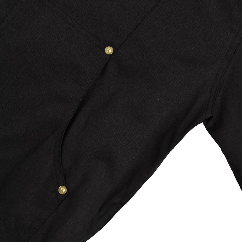 [UNISEX] C.O.M.E Mechanic Short Sleeve Work Jacket (Black)