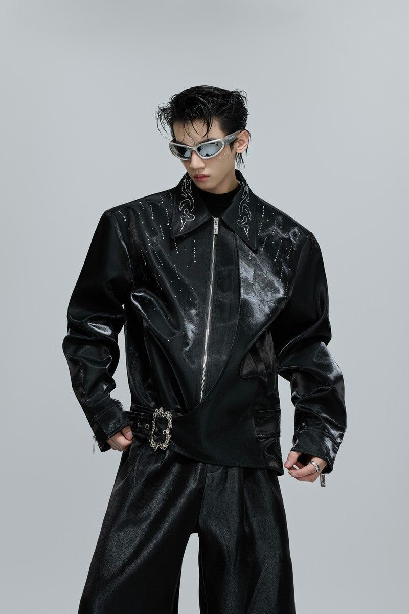Argue Cultureの「Glossy Layered Rhinestone Jacket（Jackets/Outerwear）」