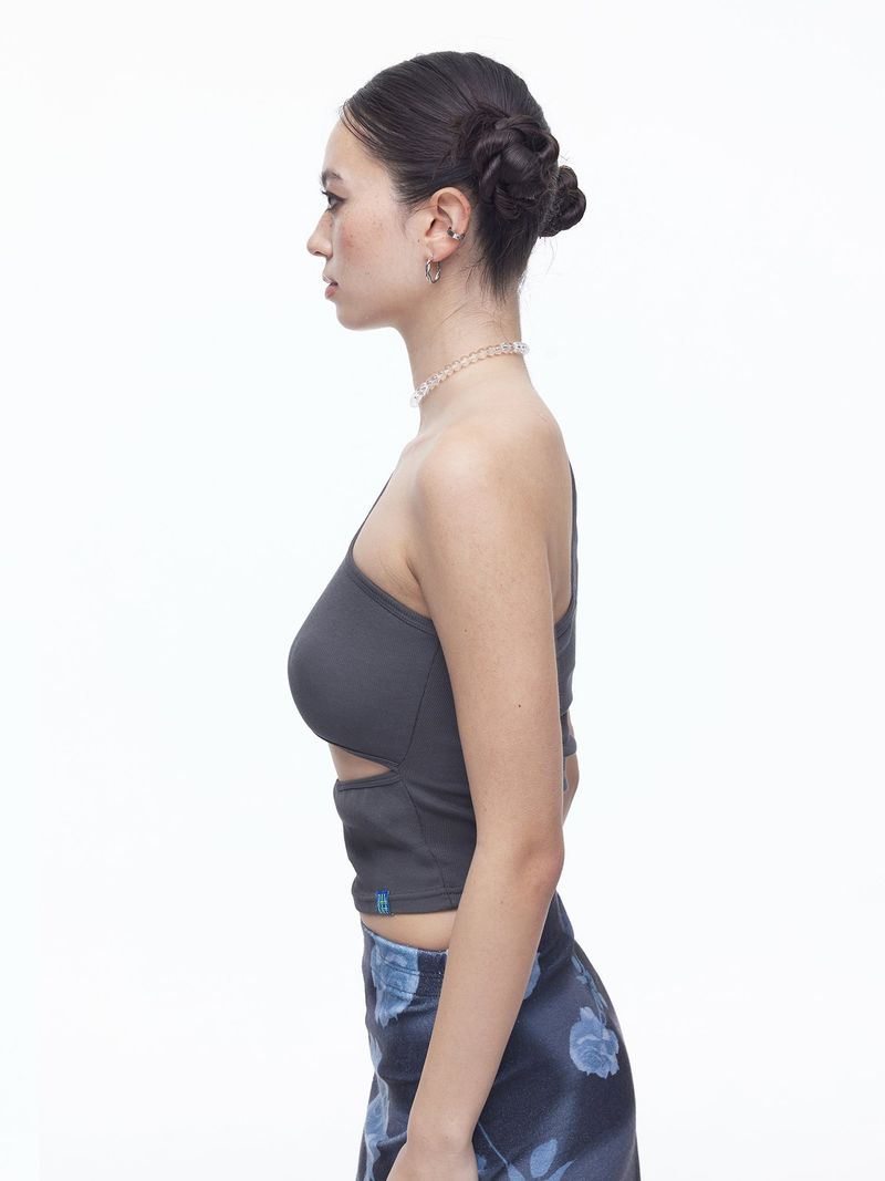 Unbalance Cut-out Sleeveless T(CH)