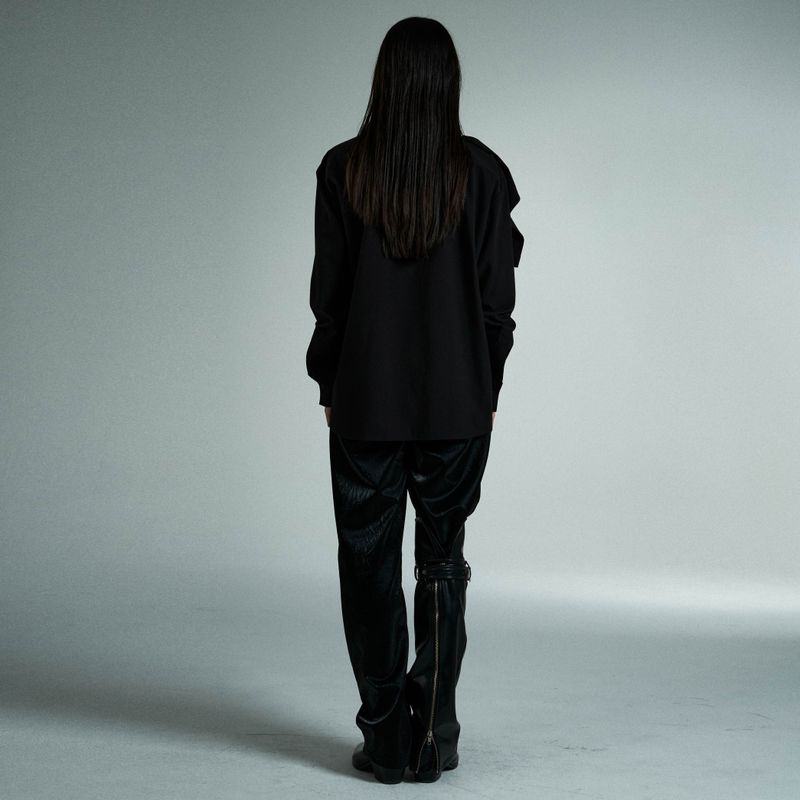 Draping Cowl Shirt