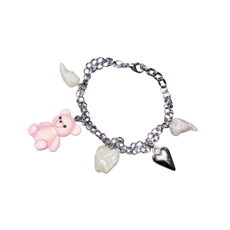 ODDiTEETH（オディティース）の「[MADE] Tooth fairy pink bear bracelet（Accessories）」