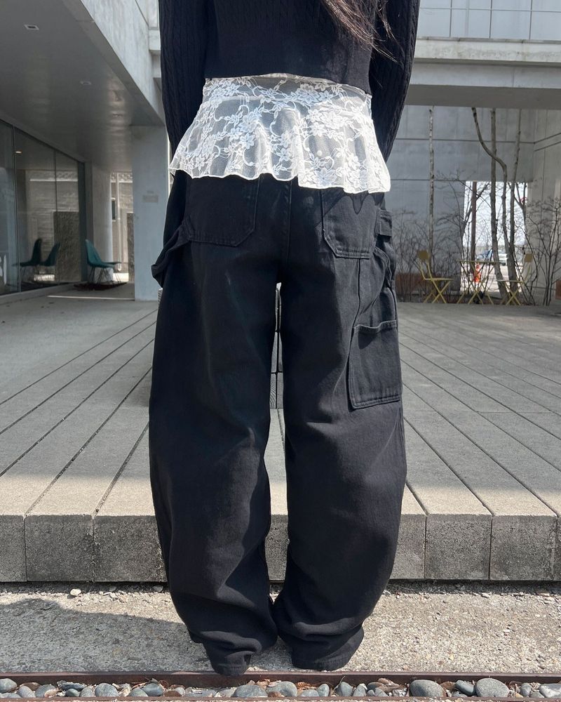 GUSTA（グスタ）の「Carpenter Cargo One Pocket Loop Wide Long Pants (3 colors)（Pants）」