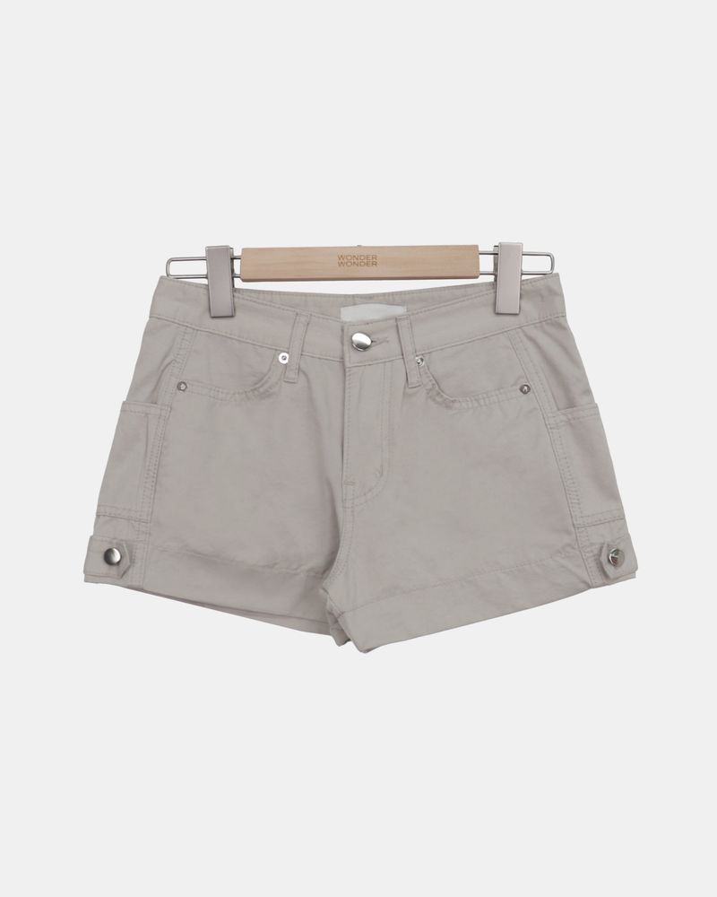 Lovety Side Button Shorts
