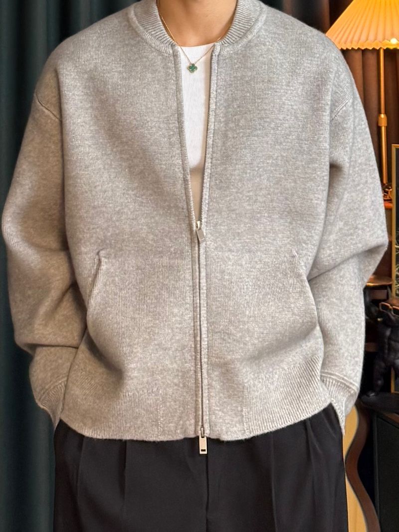 Perion Round Two-Way Cardigan 5COLOR